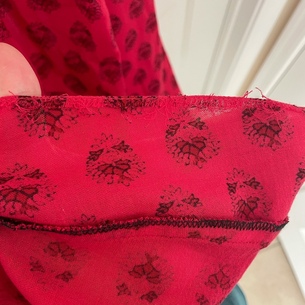 Madewell Red Maxi Dress - Picture 12 of 13